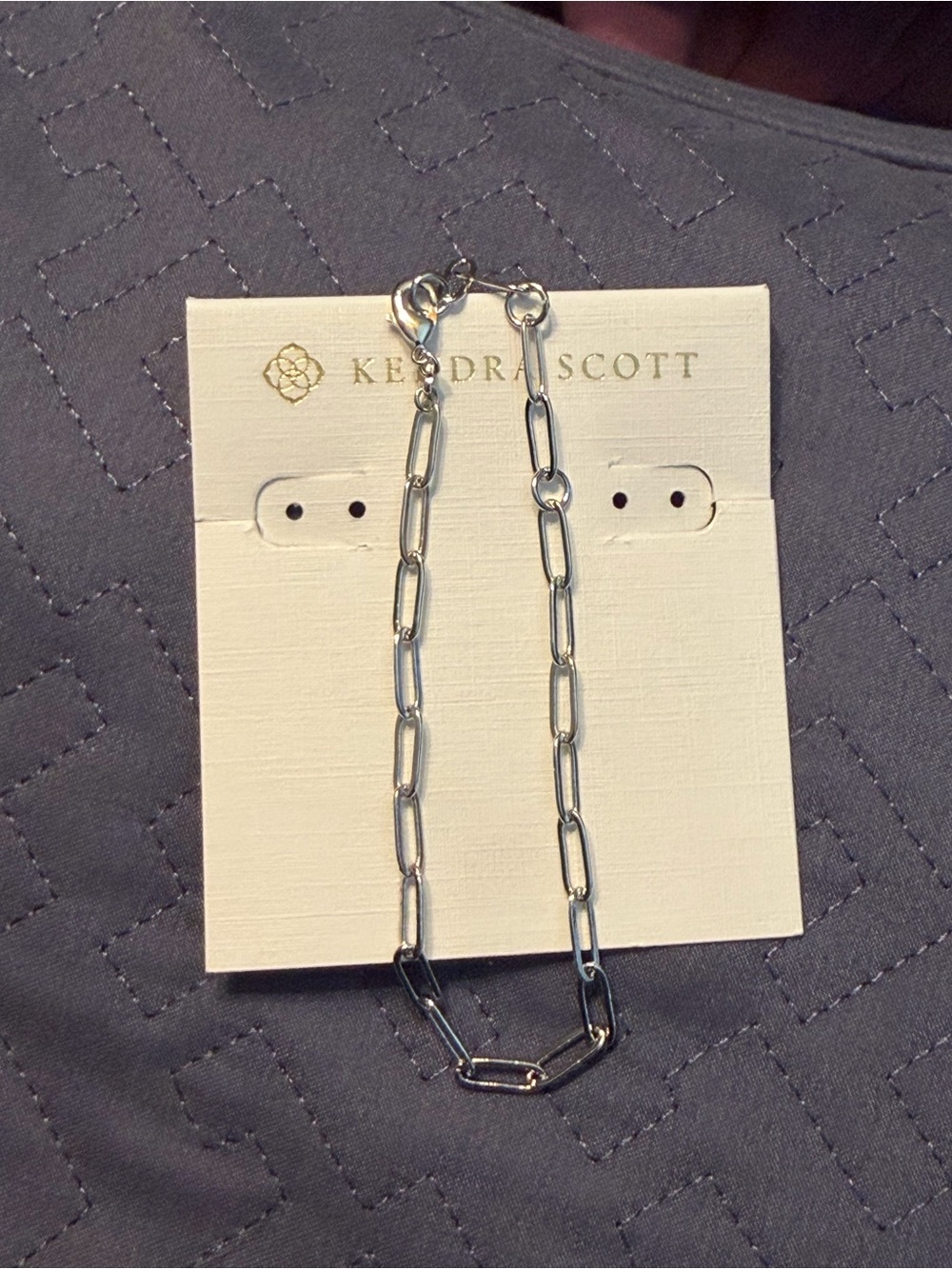Kendra Scott Silver Link Bracelet-New